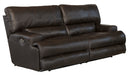 Catnapper - Wembley Lay Flat Reclining Sofa in Chocolate - 4581-CHO - GreatFurnitureDeal