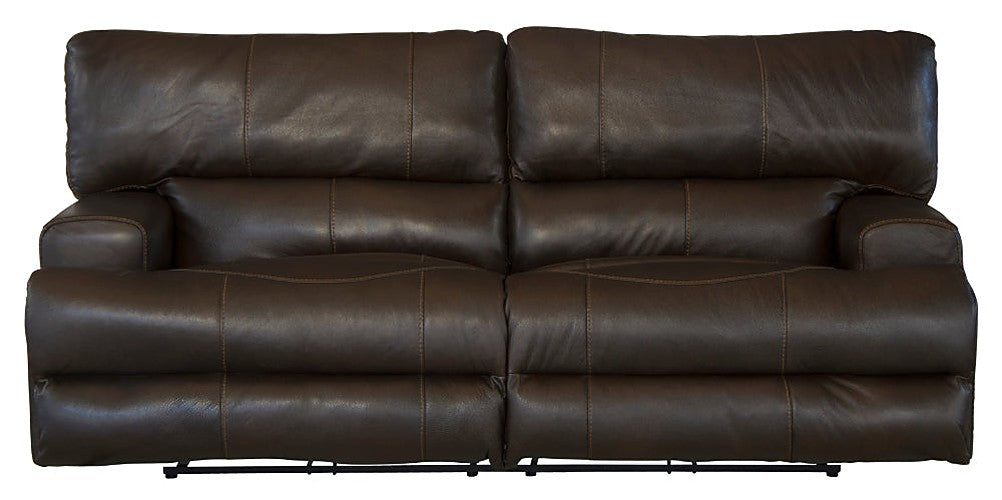 Catnapper - Wembley 2 Piece Lay Flat Reclining Sofa Set in Chocolate - 4581-CHO-2SET