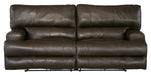 Catnapper - Wembley Lay Flat Reclining Sofa in Steel - 4581-STEEL - GreatFurnitureDeal