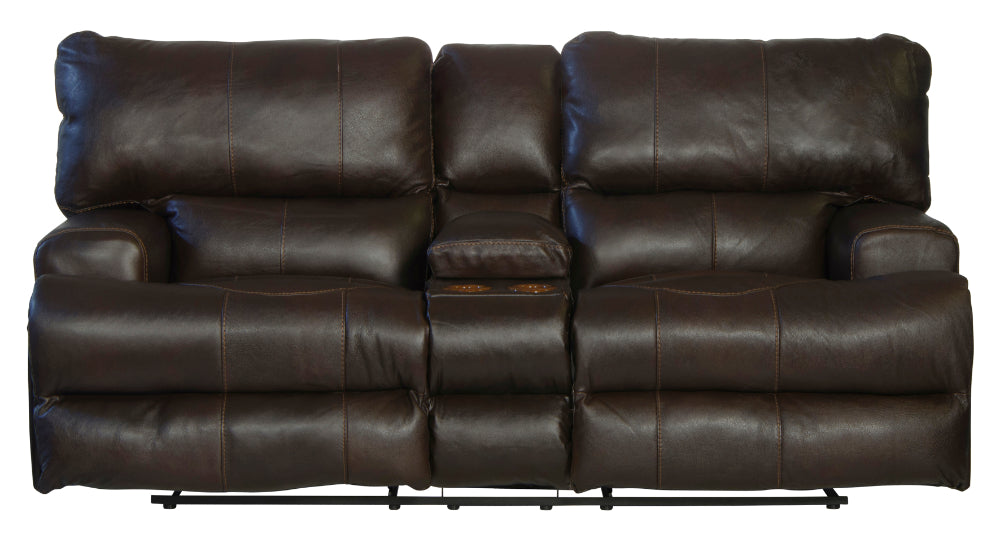 Catnapper - Wembley 3 Piece Lay Flat Reclining Living Room Set in Chocolate - 4581-CHO-3SET