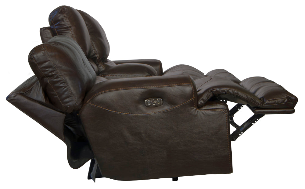 Catnapper - Wembley 3 Piece Lay Flat Reclining Living Room Set in Chocolate - 4581-CHO-3SET