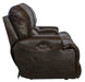 Catnapper - Wembley 2 Piece Power Reclining Sofa Set with Power Headrest & Power Lumbar in Chocolate - 764581-764589-CHOCOLATE-MTO - GreatFurnitureDeal