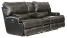 Catnapper - Wembley 2 Piece Lay Flat Reclining Sofa Set in Steel - 4581-STEEL-2SET - GreatFurnitureDeal