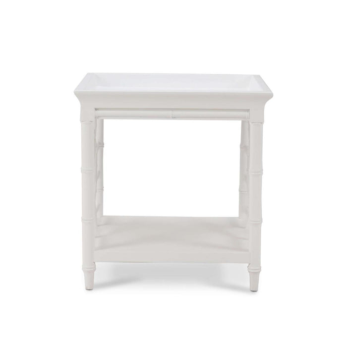 Bramble - Grosvenor End Table in True White - 76463TRW-----