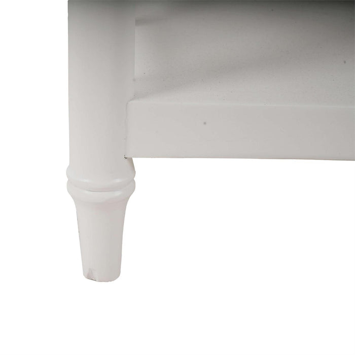 Bramble - Grosvenor End Table in True White - 76463TRW-----