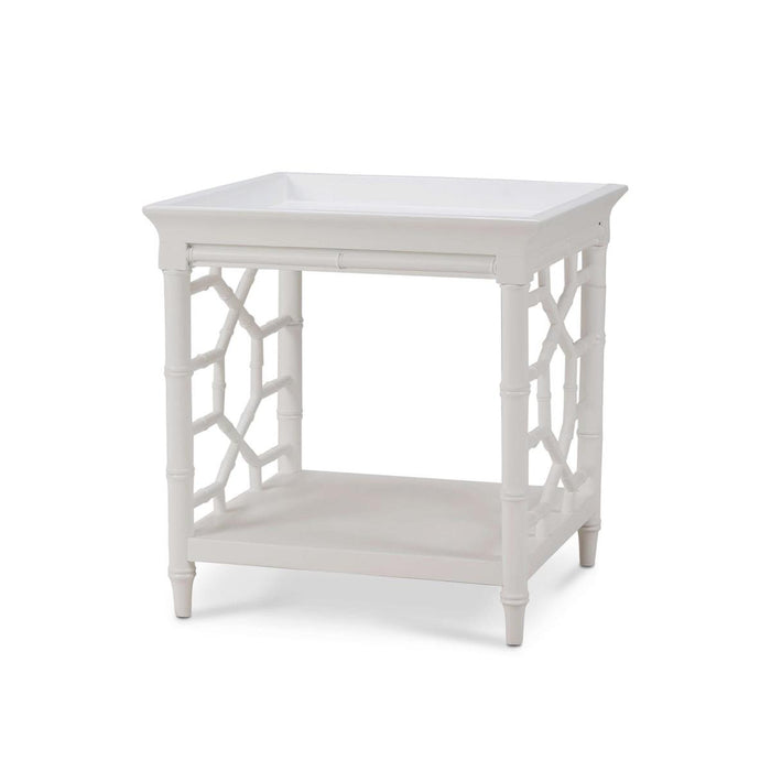 Bramble - Grosvenor End Table in True White - 76463TRW-----