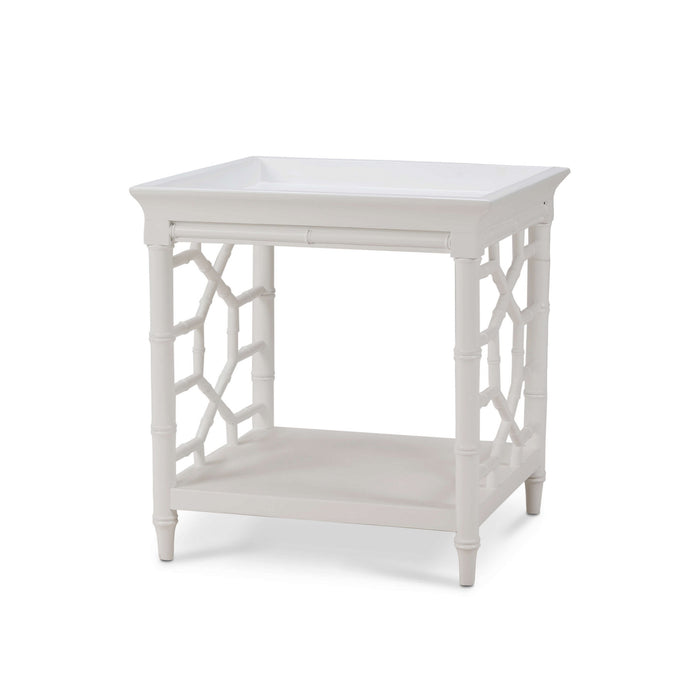 Bramble - Grosvenor End Table in True White - 76463TRW----- - GreatFurnitureDeal