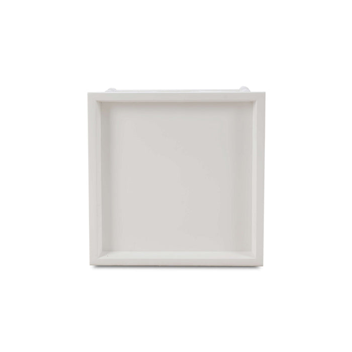 Bramble - Grosvenor End Table in True White - 76463TRW----- - GreatFurnitureDeal