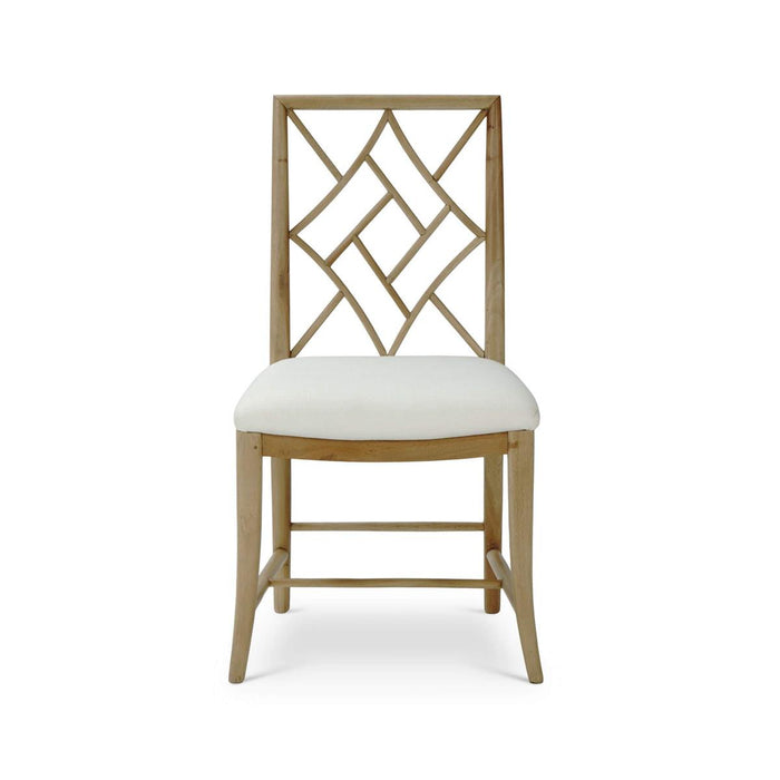 Bramble - Farringdon Dining Chair in Fruitwood w/ Arctic White Performance Fabric (Set of 2) - 76464FRWSF204----
