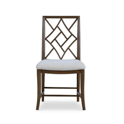 Bramble - Farringdon Dining Chair in Walnut Finish w/ Thames Natural Performance Fabric (Set of 2) - 76464WLTSF247---- - GreatFurnitureDeal