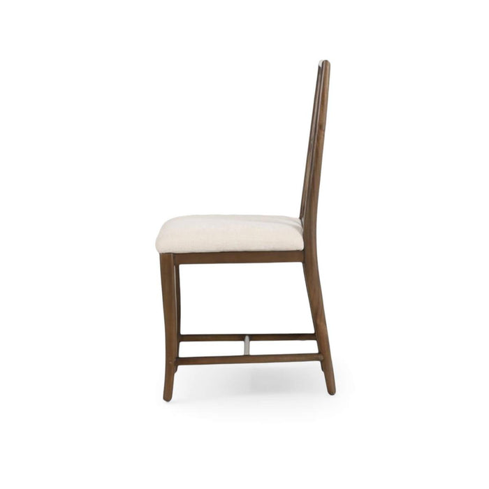 Bramble - Farringdon Dining Chair in Walnut Finish w/ Thames Natural Performance Fabric (Set of 2) - 76464WLTSF247----