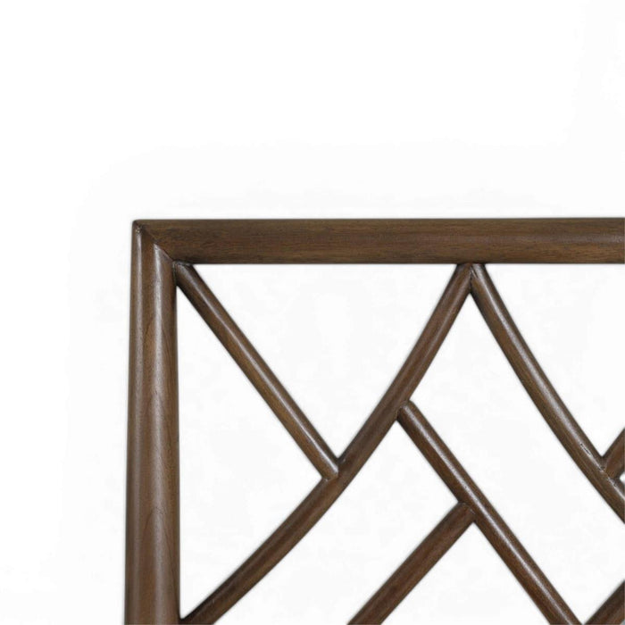 Bramble - Farringdon Dining Chair in Walnut Finish w/ Thames Natural Performance Fabric (Set of 2) - 76464WLTSF247----