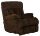 Catnapper - Sterling Power Headrest w-Lumbar Power Lay Flat Recliner w-Dual Heat & Massage in Chocolate - 764788-7-CHOCOLATE - GreatFurnitureDeal