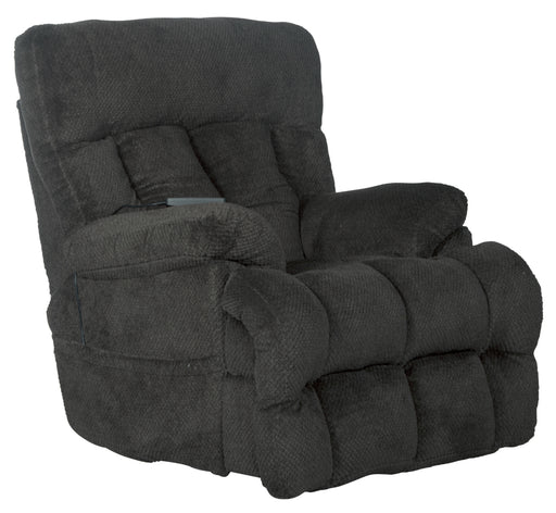 Catnapper - Sterling Power Headrest w-Lumbar Power Lay Flat Recliner w-Dual Heat & Massage in Pewter - 764788-7-PEWTER - GreatFurnitureDeal