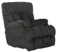 Catnapper - Sterling Power Headrest w-Lumbar Power Lay Flat Recliner w-Dual Heat & Massage in Pewter - 764788-7-PEWTER - GreatFurnitureDeal