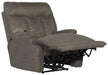 Catnapper - Anders Power Headrest w/Lumbar Power Lay Flat Recliner w/Dual Heat in Charcoal - 764789-7-CHA - GreatFurnitureDeal