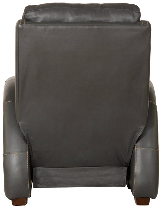 Catnapper - Reliever Power Headrest Power Lay Flat Recliner in Gunmetal - 764795-7-GUN - GreatFurnitureDeal