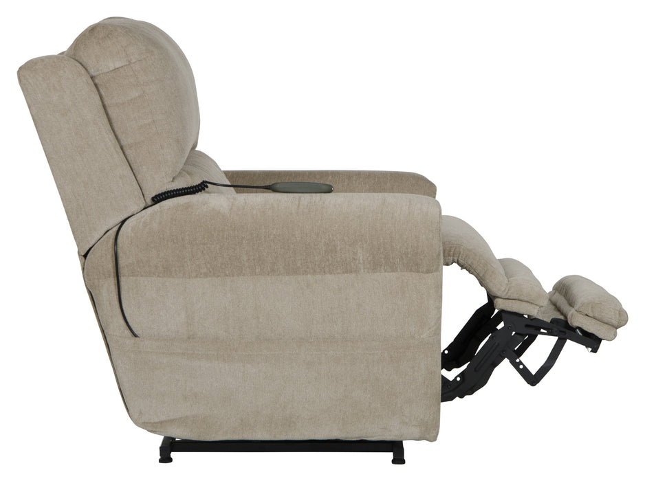 Catnapper - Warner Power Headrest Power Lumbar Power Lift Chair in Putty - 764862-PUTTY - GreatFurnitureDeal