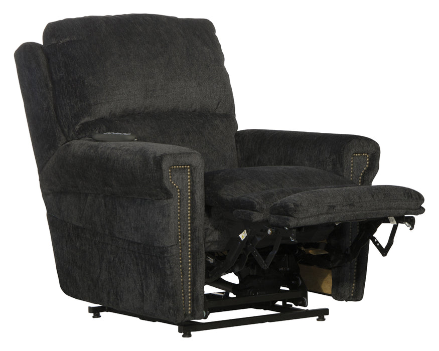 Catnapper - Warner Power Headrest Power Lumbar Power Lift Chair in Slate - 764862-SLATE - GreatFurnitureDeal