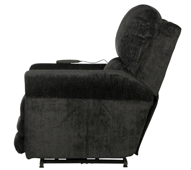 Catnapper - Warner Power Headrest Power Lumbar Power Lift Chair in Slate - 764862-SLATE - GreatFurnitureDeal