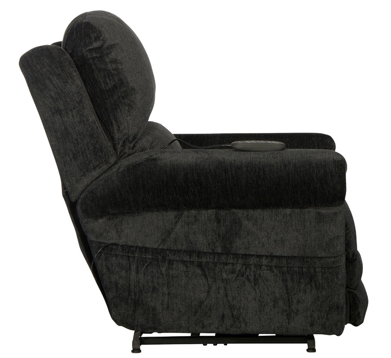 Catnapper - Warner Power Headrest Power Lumbar Power Lift Chair in Slate - 764862-SLATE - GreatFurnitureDeal