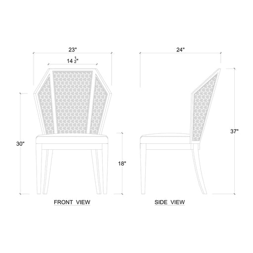 Bramble - Bayswater Dining Chair -Set of 2- BR-76493 - GreatFurnitureDeal