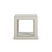 Bramble - Finsbury End Table in Sandbar w/ White Inset Rattan - 76505SNB-RT01--- - GreatFurnitureDeal