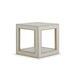 Bramble - Finsbury End Table in Sandbar w/ White Inset Rattan - 76505SNB-RT01--- - GreatFurnitureDeal