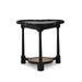 Bramble - Clover End Table in Batavia Black w/ Natural Rattan - 76508BBA-RNAT--- - GreatFurnitureDeal