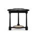 Bramble - Clover End Table in Batavia Black w/ Natural Rattan - 76508BBA-RNAT--- - GreatFurnitureDeal