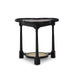 Bramble - Clover End Table in Batavia Black w/ Natural Rattan - 76508BBA-RNAT--- - GreatFurnitureDeal