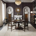 Bramble - Clover End Table in Batavia Black w/ Natural Rattan - 76508BBA-RNAT--- - GreatFurnitureDeal