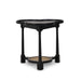 Bramble - Clover End Table in Batavia Black w/ Natural Rattan - 76508BBA-RNAT--- - GreatFurnitureDeal