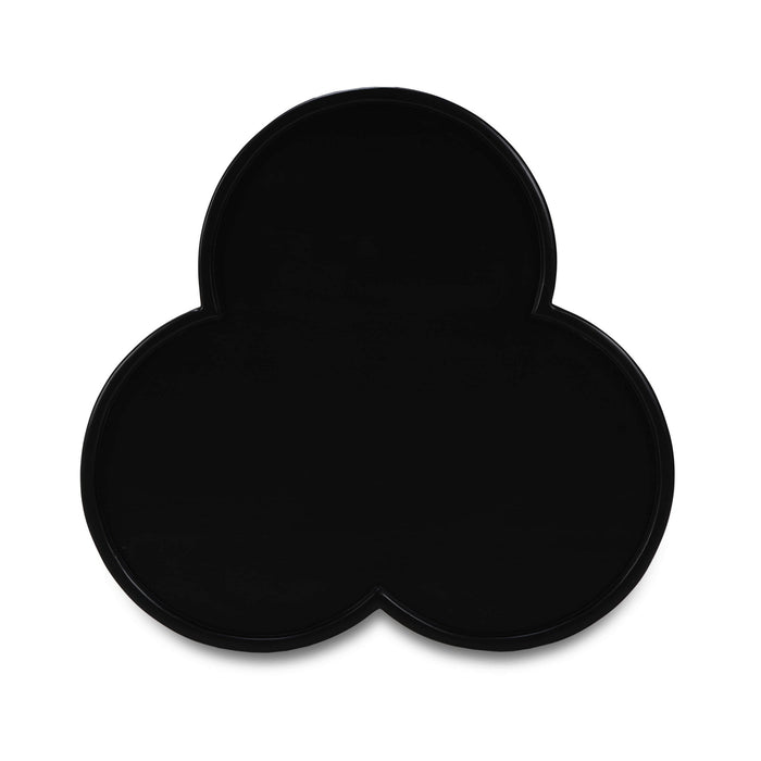 Bramble - Clover End Table in Batavia Black w/ Natural Rattan - 76508BBA-RNAT--- - GreatFurnitureDeal