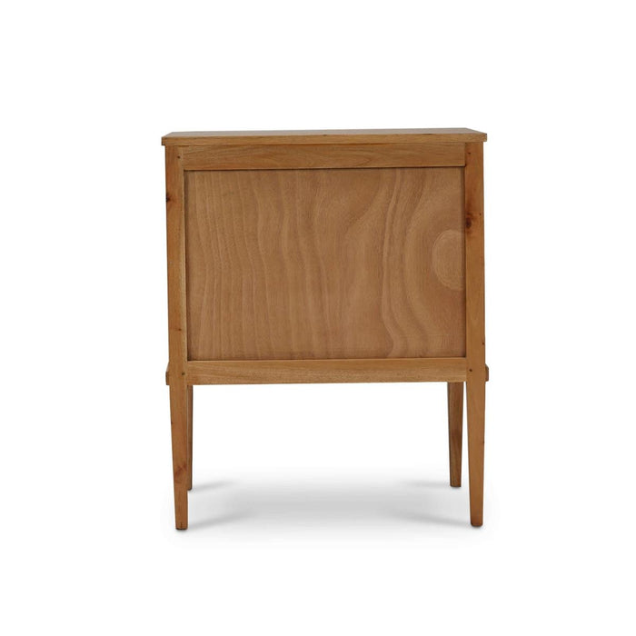 Bramble - Bow Nightstand in Antique French Oak - 76518AFD-----