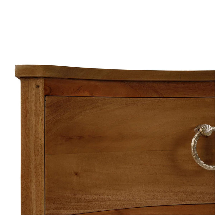 Bramble - Bow Nightstand in Antique French Oak - 76518AFD-----