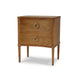 Bramble - Bow Nightstand in Antique French Oak - 76518AFD----- - GreatFurnitureDeal