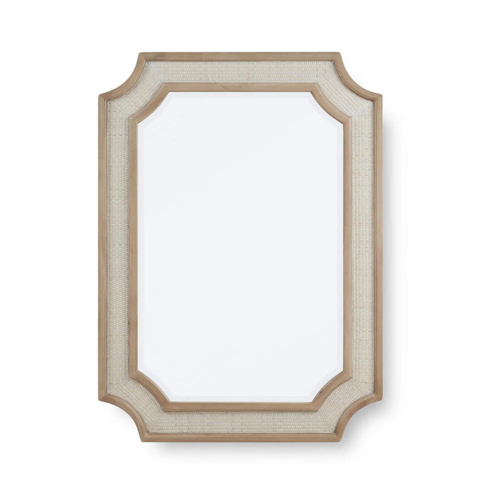 Bramble - Finsbury Mirror in Sandbar w/ White Inset Rattan - 76522SNB-RT01---