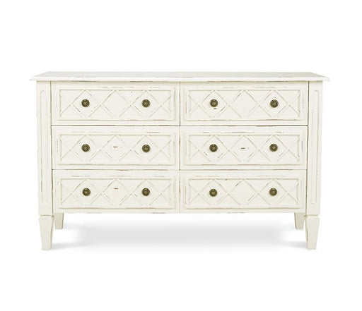 Bramble - Dauphine 6 Drawer Dresser in White Harvest - BR-76535WHD - GreatFurnitureDeal