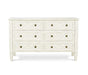 Bramble - Dauphine 6 Drawer Dresser in White Harvest - BR-76535WHD - GreatFurnitureDeal