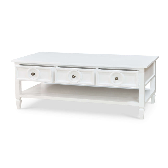 Bramble - Orleans Coffee Table in Architectural White - BR-76536HRW----LDT - GreatFurnitureDeal