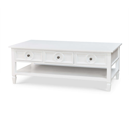 Bramble - Orleans Coffee Table in Architectural White - BR-76536HRW----LDT - GreatFurnitureDeal