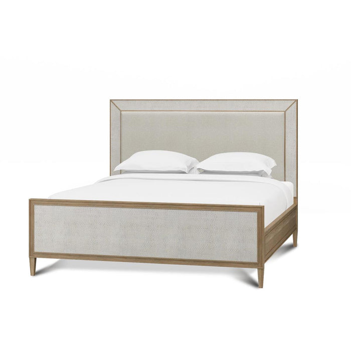 Bramble - Belgravia Upholstered King Bed w/ Rattan - BR-76552