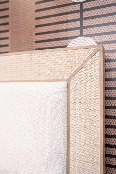 Bramble - Belgravia Upholstered King Bed w/ Rattan - BR-76552