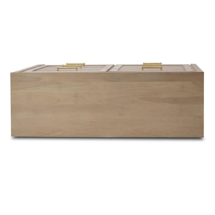 Bramble - Belgravia 6 Drawer Dresser in Sandbar w/ White Inset Rattan - 76554SNB-RT01---