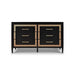 Bramble - Belgravia 6 Drawer Dresser W- Rattan - BR-76554 - GreatFurnitureDeal