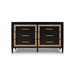 Bramble - Belgravia 6 Drawer Dresser W- Rattan - BR-76554 - GreatFurnitureDeal