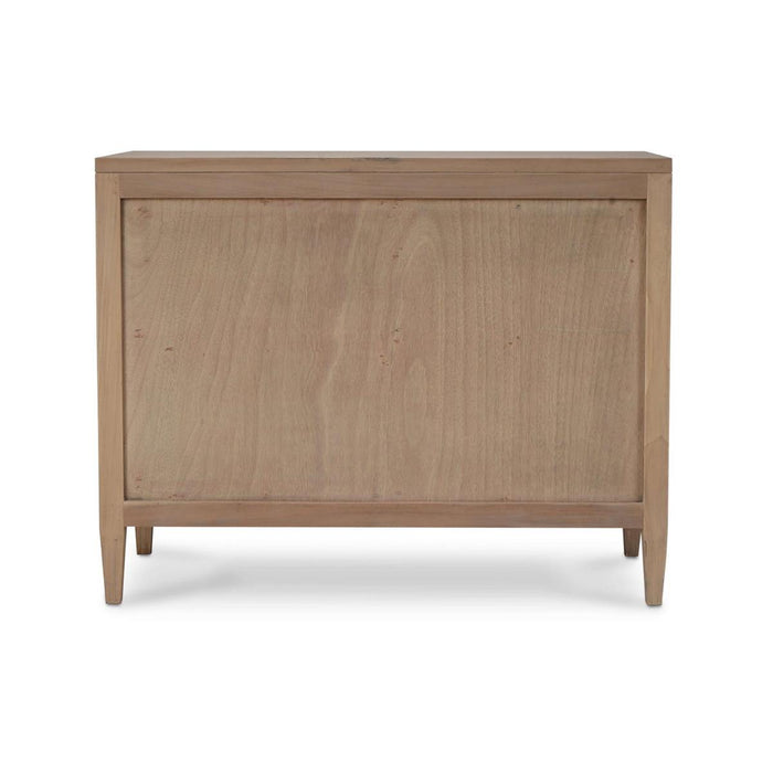 Bramble - Belgravia 3 Drawer Dresser in Sandbar w/ White Inset Rattan - 76556SNB-RT01---