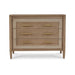 Bramble - Belgravia 3 Drawer Dresser in Sandbar w/ White Inset Rattan - BR-76556SNB-RT01--- - GreatFurnitureDeal