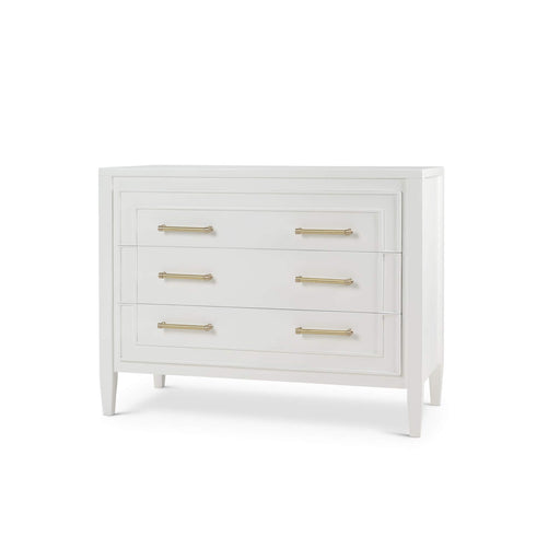 Bramble - Belgravia 3 Drawer Dresser in True White - 76557TRW----- - GreatFurnitureDeal